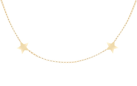 Double Star Necklace